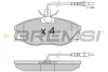 Гальмівні колодки пер. Peugeot 306/406/607 96- (TRW) BREMSI BP2683 (фото 1)