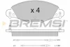 Гальмівні колодки перед. CITROEN C5 1.8-3.0 01-08 (BOSCH) BREMSI BP2937 (фото 1)