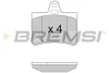 Гальмівні колодки зад. Citroen C5 01- BREMSI BP2938 (фото 1)