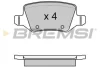 Гальмівні колодки зад. MB A-class (W168/W169) 97-12 (TRW) BREMSI BP2983 (фото 1)