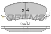 Гальмівні колодки пер. Lancer VIII/Outlander II/Peugeot 4008 08- BREMSI BP3080 (фото 1)