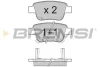 Гальмівні колодки зад. Toyota Avensis 00-08 (Bosch) BREMSI BP3112 (фото 1)