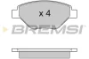 Гальмівні колодки пер. Megane 03- (LUCAS GIRLING) BREMSI BP3113 (фото 1)