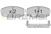 Гальмівні колодки пер. Hyundia i30/KIA C\&#039;eed 02- BREMSI BP3147 (фото 1)