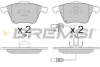 Гальмівні колодки пер. Audi A4/A6/A8 00- BREMSI BP3150 (фото 1)
