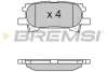 Гальмівні колодки зад. Lexus RX 03-08 (sumitomo) BREMSI BP3169 (фото 1)