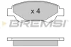 Гальмівні колодки пер. Peugeot 107/Citroen C1 05- (Bosch) BREMSI BP3225 (фото 1)