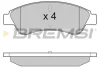 Гальмівні колодки Boxer/Ducato/Jumper (06-21) BREMSI BP3286 (фото 1)