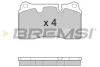 Гальмівні колодки пер. Range Rover 05-12 (brembo) BREMSI BP3288 (фото 1)