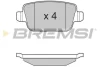 Гальмівні колодки зад. Kuga 08-/Mondeo 07- BREMSI BP3300 (фото 1)