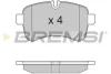 Гальмівні колодки зад. Iveco Daily 06-14 (brembo) BREMSI BP3315 (фото 1)