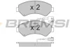 Гальмівні колодки пер. Jumper/Ducato/Boxer 06- (1.7t) BREMSI BP3323 (фото 1)