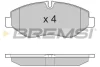 Гальмівні колодки пер. Daily 06- BREMSI BP3324 (фото 1)