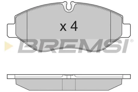 Гальмівні колодки пер. Daily 06- BREMSI BP3324