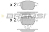 Гальмівні колодки пер. Citroen C4 Picasso 06-/Peugeot 5008 09- (ATE) BREMSI BP3330 (фото 1)