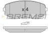 Гальмівні колодки пер. Mazda CX-7/CX-9 07- (sumitomo) BREMSI BP3332 (фото 1)