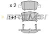 Гальмівні колодки зад. Toyota Auris 07-12/Corolla 13- (bosch) BREMSI BP3341 (фото 1)