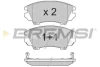 Гальмівні колодки пер. Opel Astra J 09-/Insignia 08- (Mando) BREMSI BP3377 (фото 1)