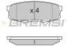 Гальмівні колодки зад. Toyota Land Cruiser 08- (advics) BREMSI BP3382 (фото 1)
