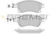 Гальмівні колодки пер. Aveo 11-/Astra J 09- (Bosch) BREMSI BP3404 (фото 1)