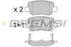 Гальмівні колодки зад. Toyota Avensis 08- (Bosch) BREMSI BP3423 (фото 1)