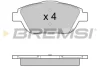 Гальмівні колодки пер. Citroen C3/DS3 09- (Bosch) BREMSI BP3428 (фото 1)