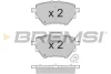 Гальмівні колодки зад. Citroen C4/Peugeot 308 II 13- (Bosch) BREMSI BP3561 (фото 1)