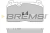Гальмівні колодки пер. Audi A6/A7/Q5 10- (Brembo) BREMSI BP3592 (фото 1)