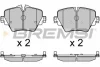Гальмівні колодки пер. F40/F45/F46/G20/F90/G31/F97 14- (TRW) BREMSI BP3643 (фото 1)
