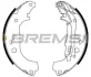 Гальмівні колодки зад. Nemo/Bipper 08-/Doblo 02- (Lockheed) BREMSI GF0161 (фото 1)