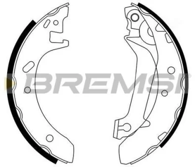 Гальмівні колодки зад. Mondeo I/II/Escort VII 93-00 (TRW) (203х38) BREMSI GF0229