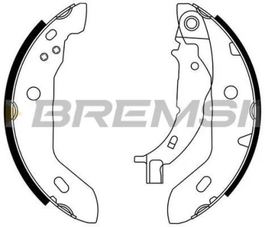 Колодки ручного гальма W168 97-04 (TRW) BREMSI GF0304