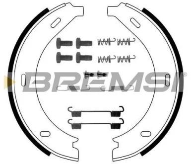 Колодки ручного гальма Vito (638) 96-03 (з пружинками) BREMSI GF0305-1