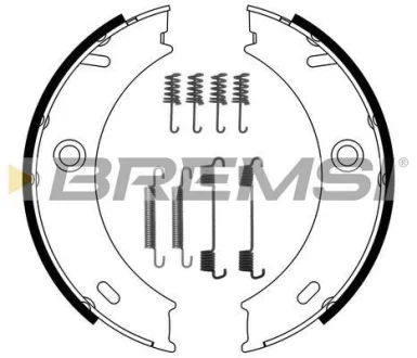 Колодки ручного гальма Sprinter/LT 96-06 (спарка)(з пружинками) BREMSI GF0307-1
