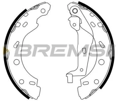 Гальмівні колодки зад. Smart 98-07 (Bosch) BREMSI GF0308