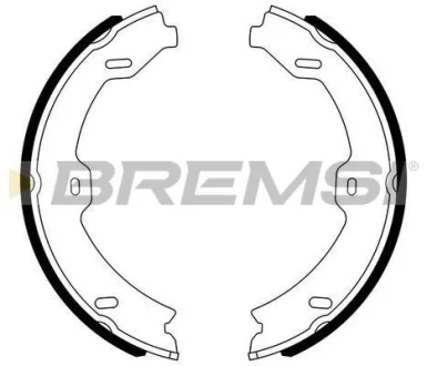 Гальмівні колодки зад. C197 10-/W221/C216 05-13 (ATE TEVES) BREMSI GF0318