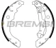 Гальмівні колодки зад. Peugeot 207 06-/ Citroen DS3, C3 06-(Bosch) BREMSI GF0389 (фото 1)