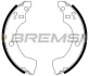 Гальмівні колодки зад. Nissan Primera(P11) /Almera II (N16) 00- BREMSI GF0867 (фото 1)