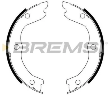 Колодки ручного гальма Nissan X-Trail (T30) 01-13 BREMSI GF0870