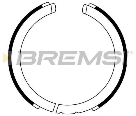 Колодки ручного гальма Korando/Rexton/Actyon/Kyron/CX9/CX7/VXR8 96- BREMSI GF0875 (фото 1)