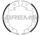 Колодки ручного гальма Juke 10-/ X-Trail (T31) 07-13/ Qashqai 07-13/Leaf 10- BREMSI GF0876 (фото 1)