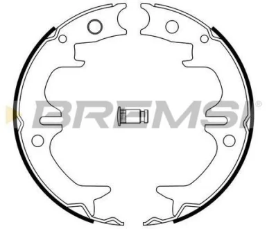 Колодки ручного гальма Camry/Сelica 82-96 BREMSI GF0962