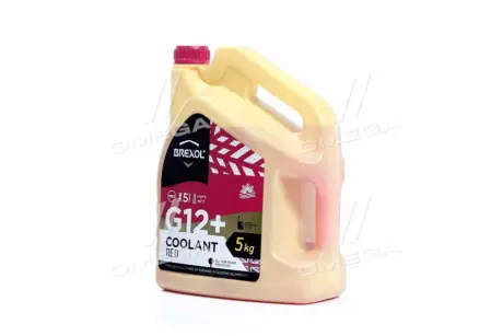 Антифриз RED G12+ Antifreeze (червоний))) 5kg BREXOL Antf-012