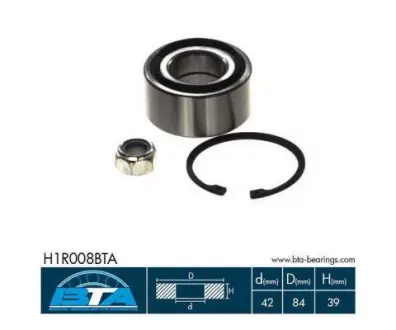 Комплект підшипника колеса BTA H1R008BTA