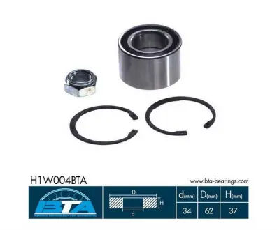 Комплект підшипника колеса BTA H1W004BTA