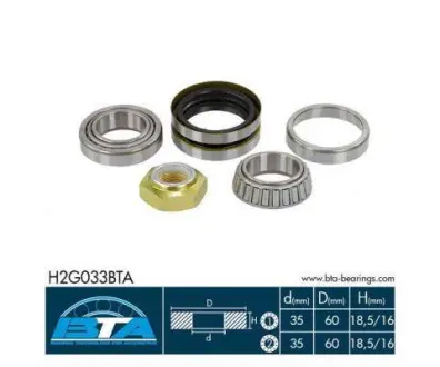 Комплект підшипника колеса BTA H2G033BTA