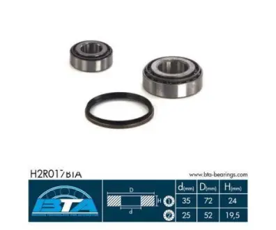 Комплект підшипника колеса BTA H2R017BTA