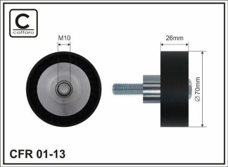 Ролік натяжний CAFFARO 0113
