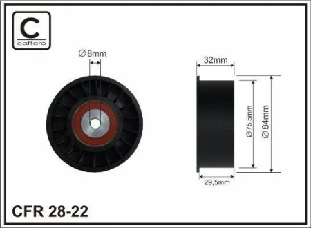 Ролик CAFFARO 2822