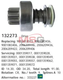 Бендикс ="" CARGO 132273